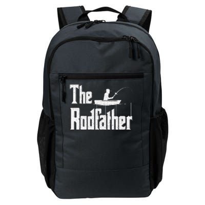 The Rodfather Funny Fishing Dad Gift Daily Commute Backpack