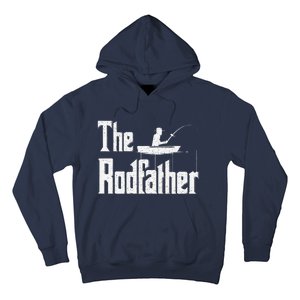 The Rodfather Funny Fishing Dad Gift Hoodie