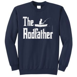 The Rodfather Funny Fishing Dad Gift Sweatshirt