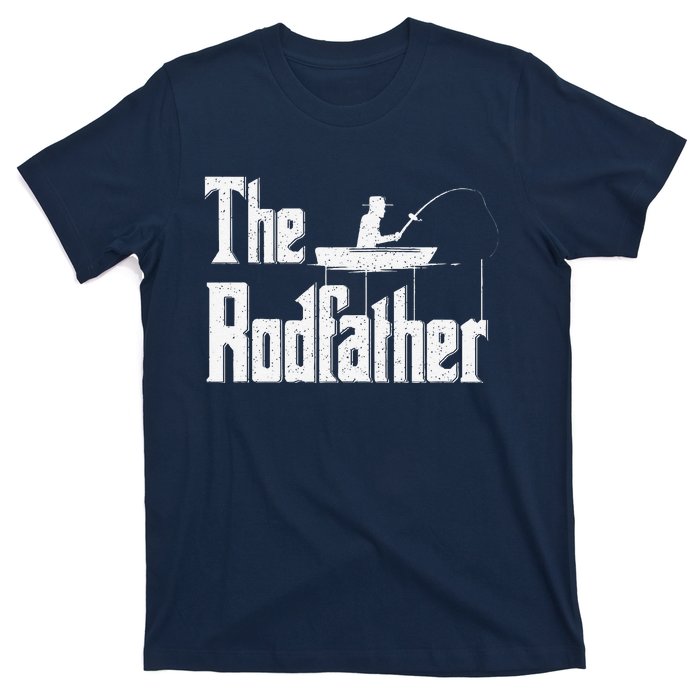 The Rodfather Funny Fishing Dad Gift T-Shirt