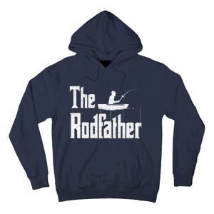 The Rodfather Funny Fishing Dad Gift Tall Hoodie