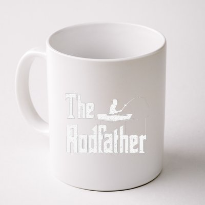 The Rodfather Funny Fishing Dad Gift Coffee Mug