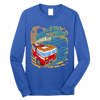 Tonka Rescue Fire Truck Prototype Action Logo Gift Long Sleeve Shirt