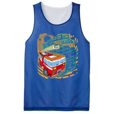 Tonka Rescue Fire Truck Prototype Action Logo Gift Mesh Reversible Basketball Jersey Tank