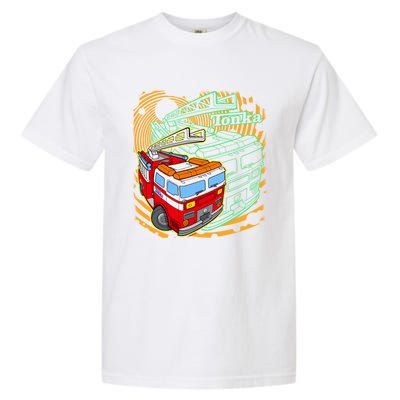 Tonka Rescue Fire Truck Prototype Action Logo Gift Garment-Dyed Heavyweight T-Shirt