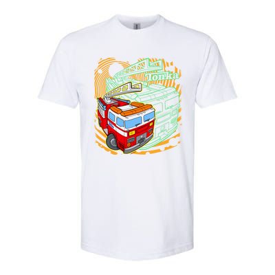 Tonka Rescue Fire Truck Prototype Action Logo Gift Softstyle CVC T-Shirt