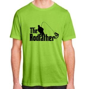 The Rodfather Funny Fishing Dad Fathers Day Gift Adult ChromaSoft Performance T-Shirt