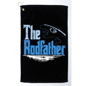 The Rodfather Funny Fishing Parody Gift Platinum Collection Golf Towel