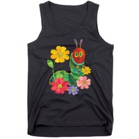 Teacher Retro Flowers And Hungry Caterpillar Kindergarten Gift Tank Top