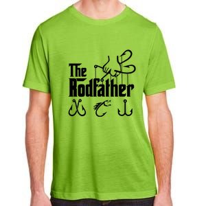 The Rodfather. Funny Fishing For Fisherman Dad Fathers Day Gift Adult ChromaSoft Performance T-Shirt