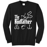 The Rodfather. Funny Fishing For Fisherman Dad Fathers Day Gift Sweatshirt