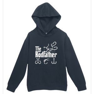 The Rodfather. Funny Fishing For Fisherman Dad Fathers Day Gift Urban Pullover Hoodie