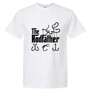 The Rodfather. Funny Fishing For Fisherman Dad Fathers Day Gift Garment-Dyed Heavyweight T-Shirt