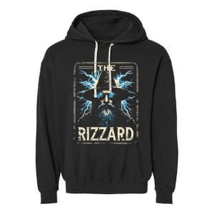 The Rizzard Funny Rizz Wizard Memes Garment-Dyed Fleece Hoodie