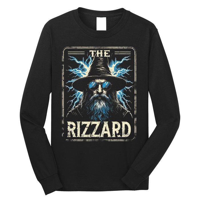 The Rizzard Funny Rizz Wizard Memes Long Sleeve Shirt