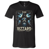 The Rizzard Funny Rizz Wizard Memes V-Neck T-Shirt