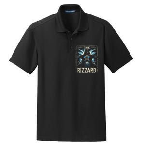 The Rizzard Funny Rizz Wizard Memes Dry Zone Grid Polo