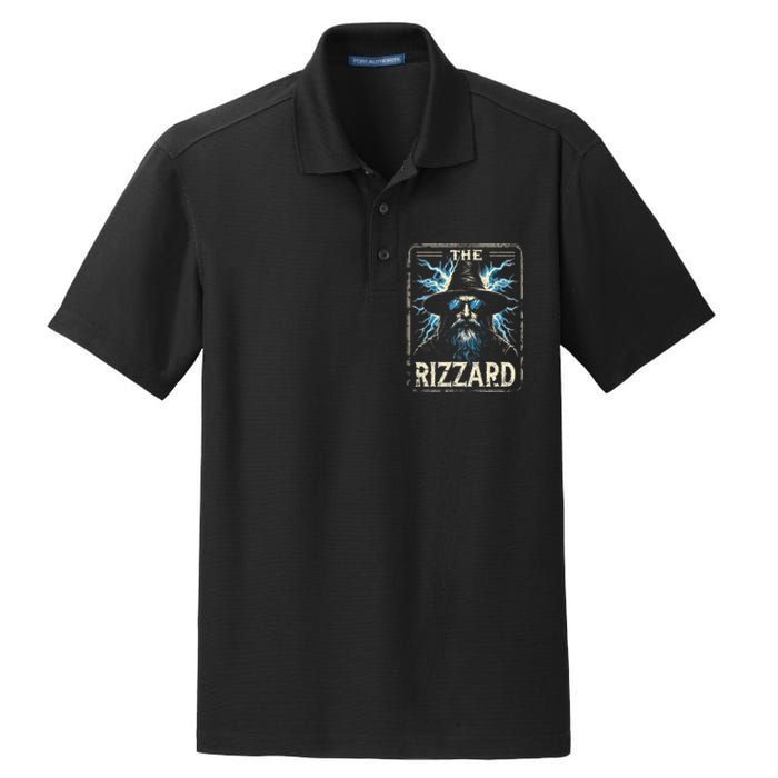 The Rizzard Funny Rizz Wizard Memes Dry Zone Grid Polo