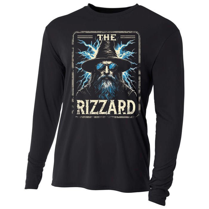 The Rizzard Funny Rizz Wizard Memes Cooling Performance Long Sleeve Crew