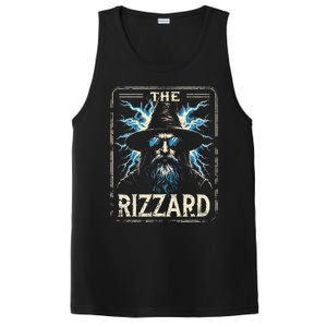 The Rizzard Funny Rizz Wizard Memes PosiCharge Competitor Tank