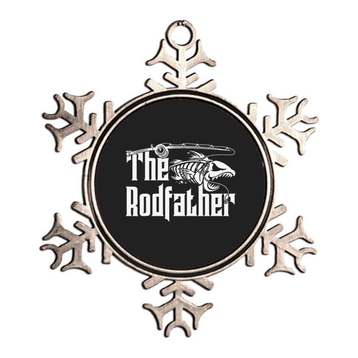 The Rodfather Fishing Metallic Star Ornament