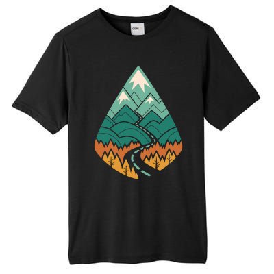 The Road Goes Ever On Summer Tall Fusion ChromaSoft Performance T-Shirt