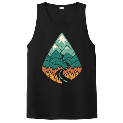 The Road Goes Ever On Summer PosiCharge Competitor Tank