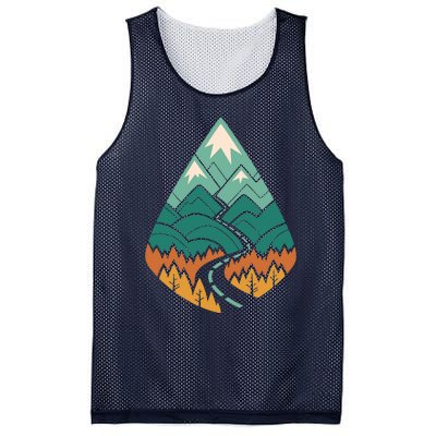 The Road Goes Ever On Summer Mesh Reversible Basketball Jersey Tank