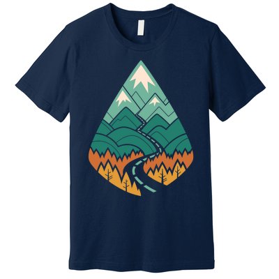 The Road Goes Ever On Summer Premium T-Shirt