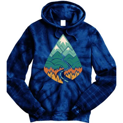 The Road Goes Ever On Summer Tie Dye Hoodie