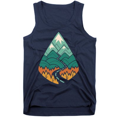 The Road Goes Ever On Summer Tank Top