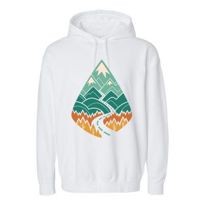 The Road Goes Ever On Summer Garment-Dyed Fleece Hoodie