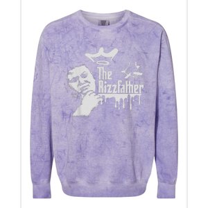 The Rizzler Godfather Funny Meme Colorblast Crewneck Sweatshirt