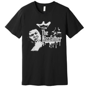 The Rizzler Godfather Funny Meme Premium T-Shirt