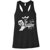 The Rizzler Godfather Funny Meme Women's Racerback Tank