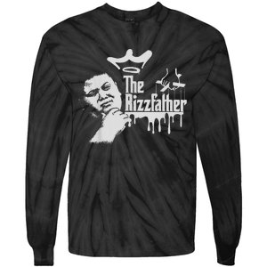 The Rizzler Godfather Funny Meme Tie-Dye Long Sleeve Shirt