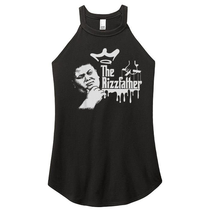 The Rizzler Godfather Funny Meme Women's Perfect Tri Rocker Tank