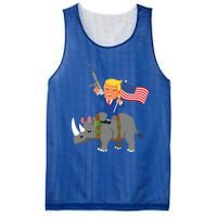 Trump Rhino Gun Merica 2020 Election Donald Republican Gift Mesh Reversible Basketball Jersey Tank