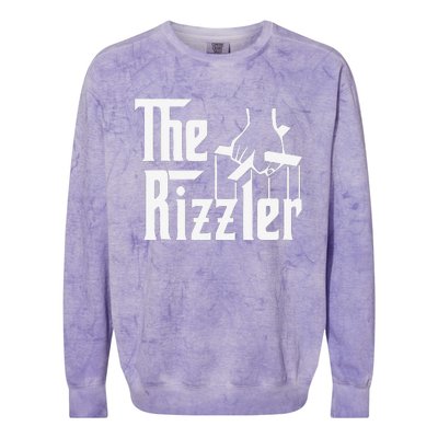 The Rizzler Gift Funny Colorblast Crewneck Sweatshirt