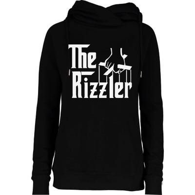 The Rizzler Gift Funny Womens Funnel Neck Pullover Hood