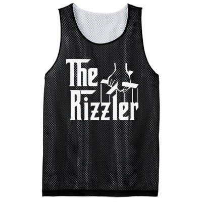 The Rizzler Gift Funny Mesh Reversible Basketball Jersey Tank