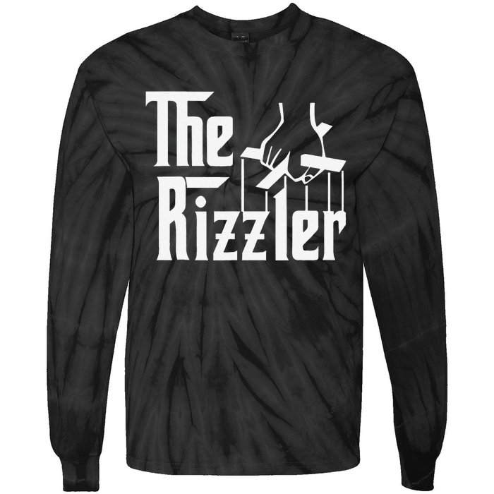 The Rizzler Gift Funny Tie-Dye Long Sleeve Shirt