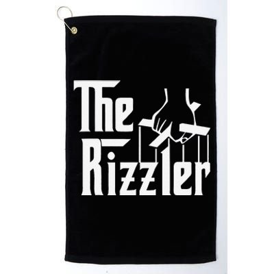 The Rizzler Gift Funny Platinum Collection Golf Towel