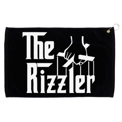 The Rizzler Gift Funny Grommeted Golf Towel