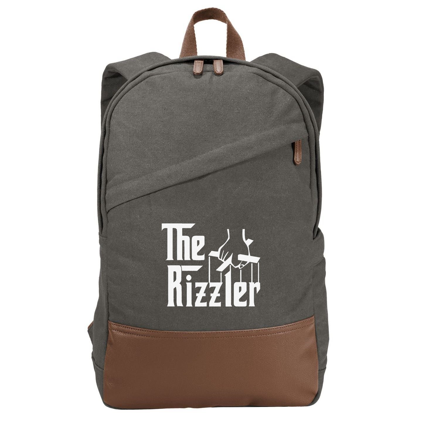 The Rizzler Gift Funny Cotton Canvas Backpack