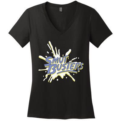 The Righteous Gemstones Smut Busters Women's V-Neck T-Shirt