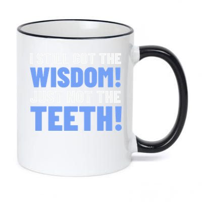 Tooth Removal Gifts & Funny Wisdom Teeth 11oz Black Color Changing Mug