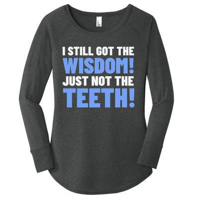 Tooth Removal Gifts & Funny Wisdom Teeth Women's Perfect Tri Tunic Long Sleeve Shirt