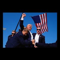 Trump Rally God Bless President Trump Long Sleeve Shirt