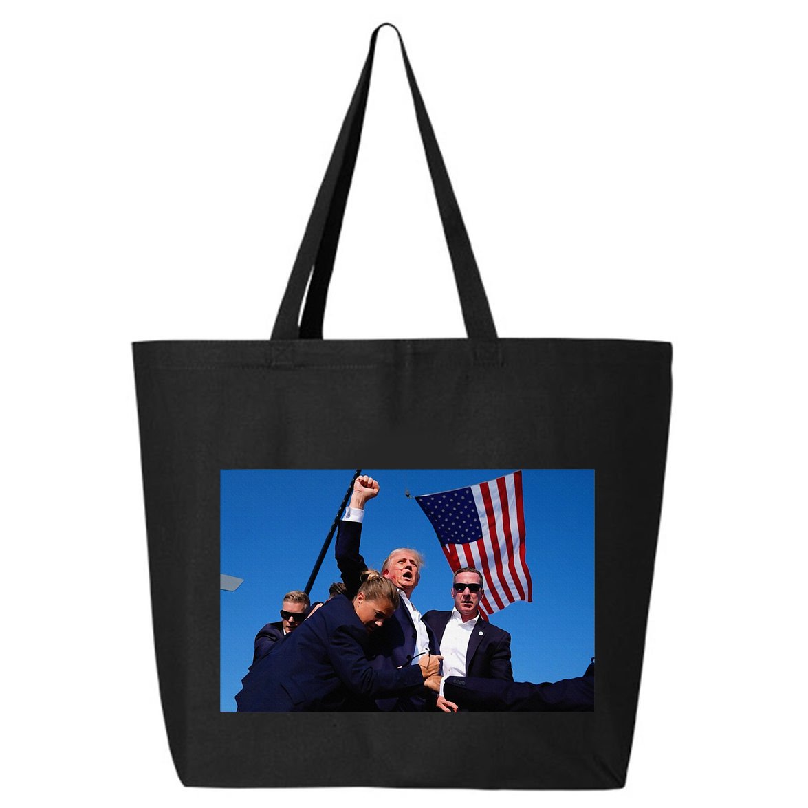 Trump Rally God Bless President Trump 25L Jumbo Tote